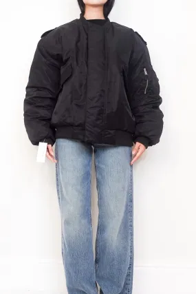 Black bomber jacket RRP £500