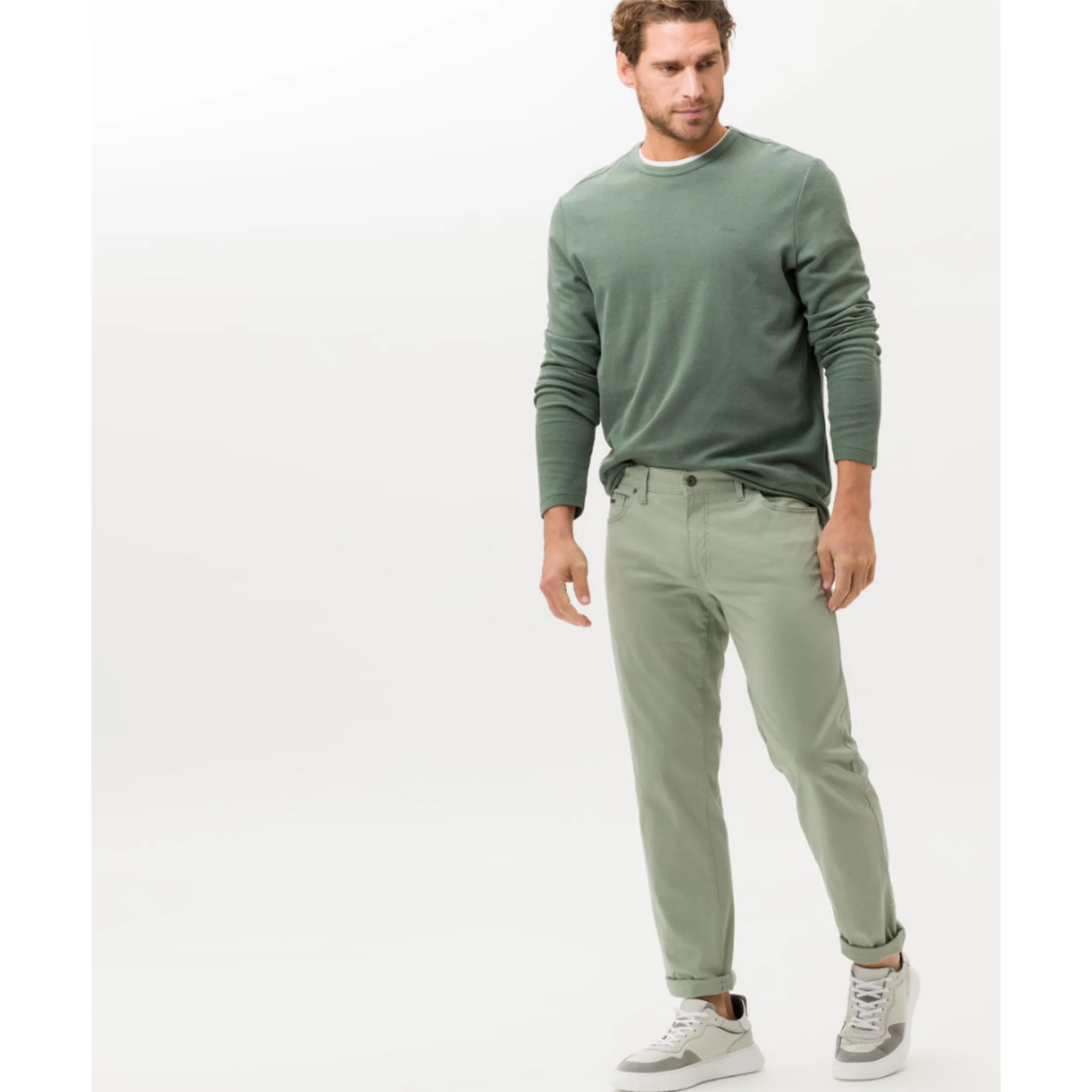 Brax Timon Long-sleeve Soft Jersey Tee 21-4708