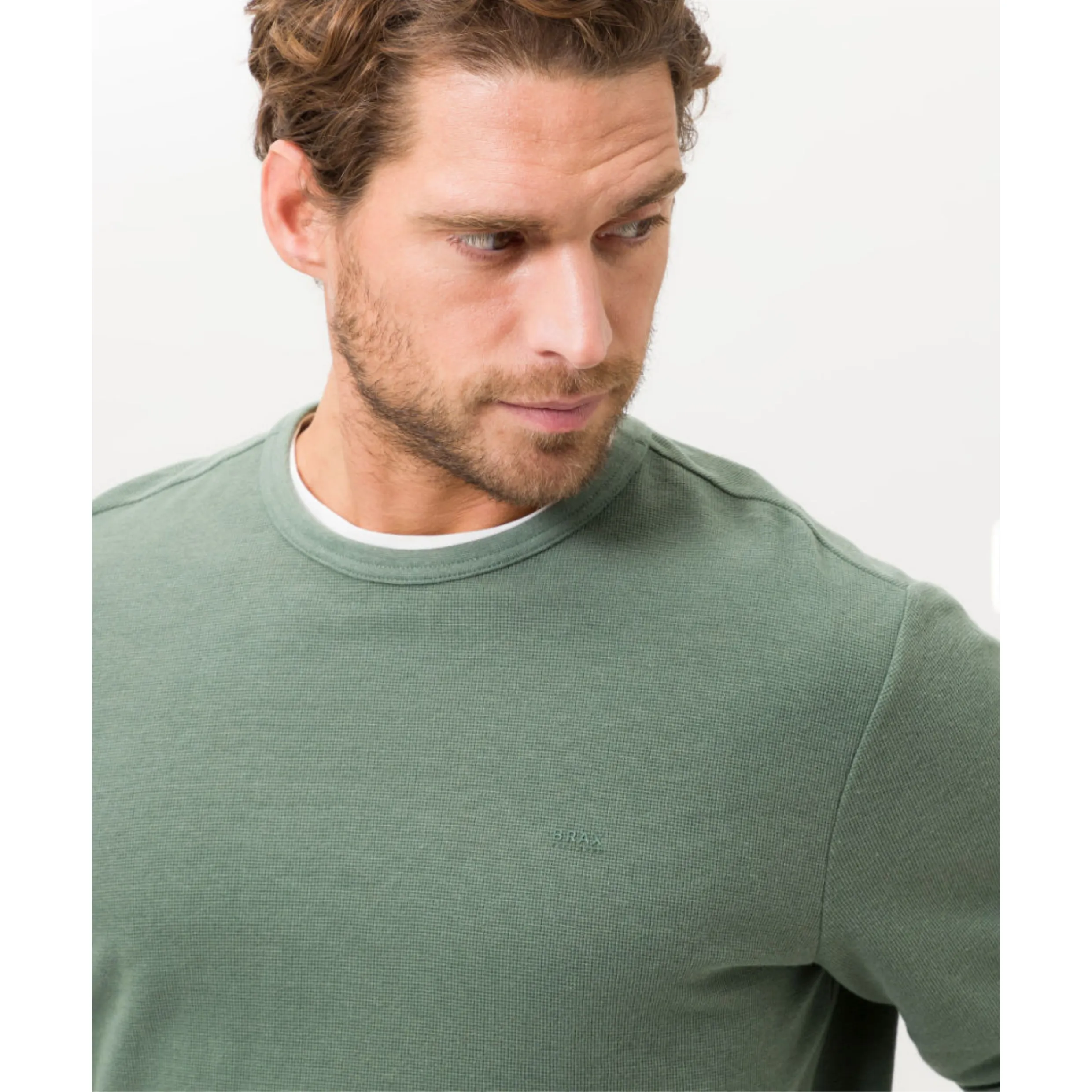 Brax Timon Long-sleeve Soft Jersey Tee 21-4708