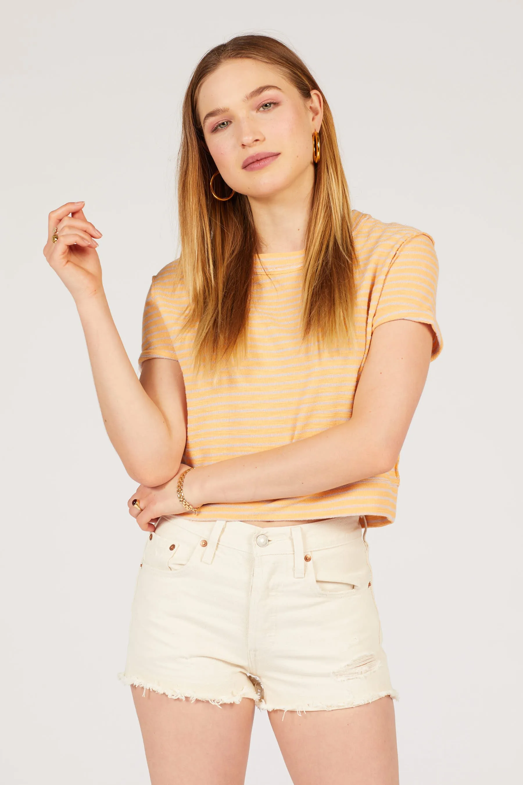 Cantaloupe Sabrina Top