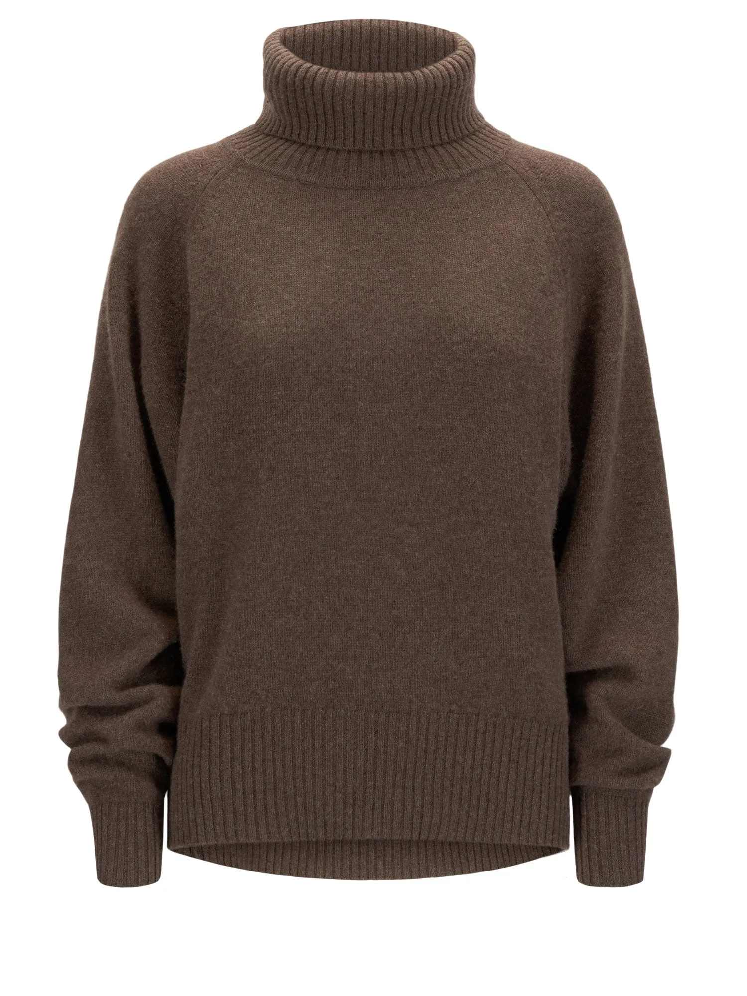 Cashmere sweater "Milano" - dark brown