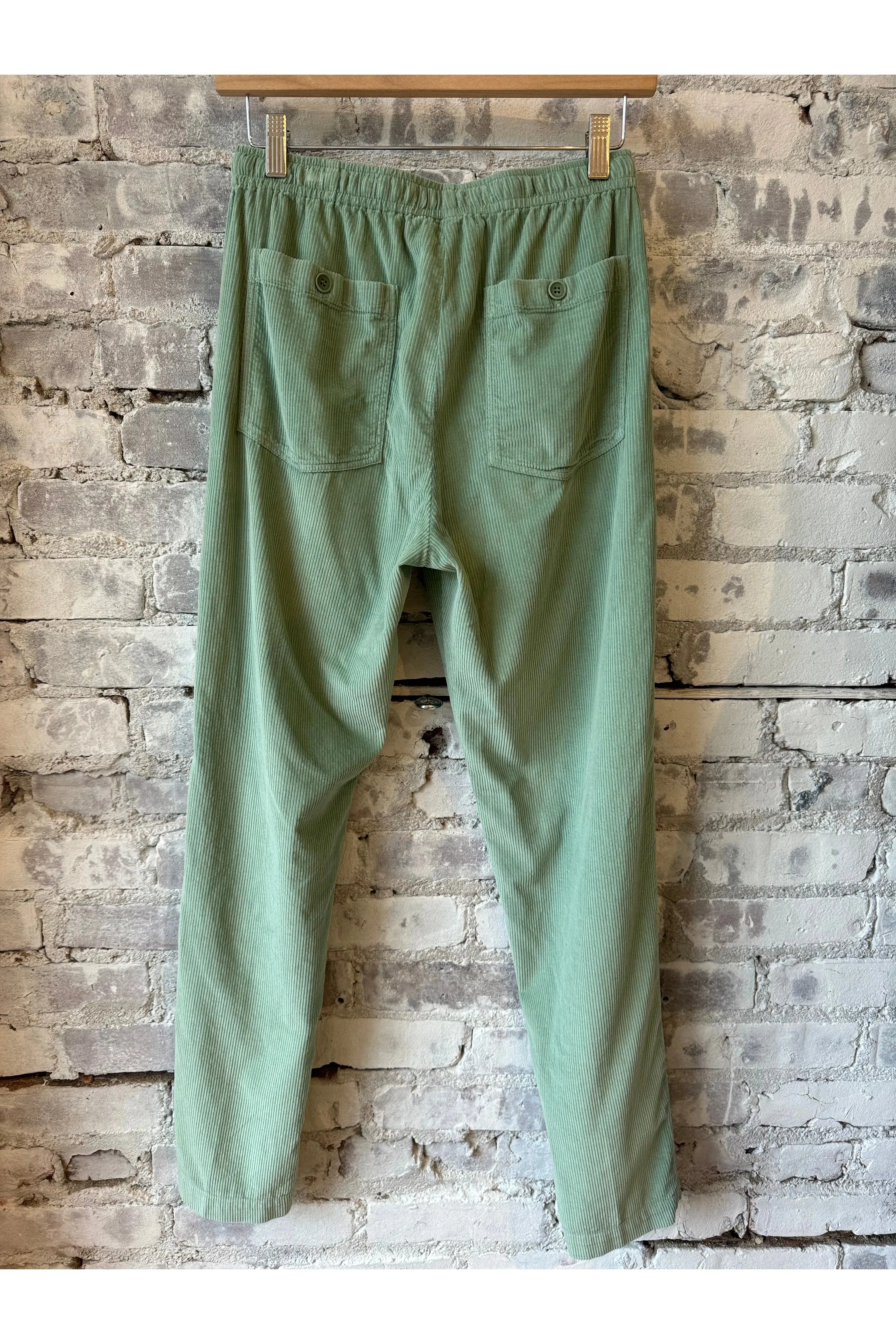 Corduroy Philemon Trouser - Jade