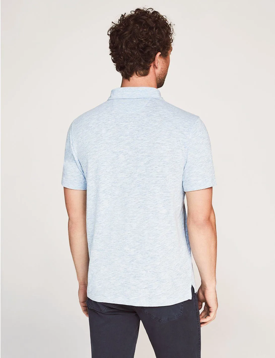 Faherty | Short-Sleeve Heather Polo