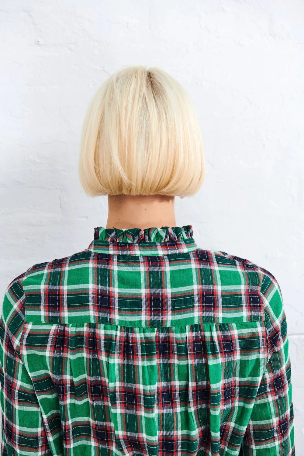 Frances Shirt in Green Tartan