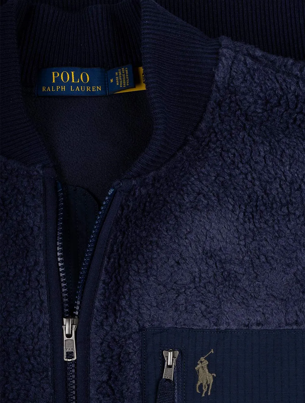 Full Zip Bomber Navy