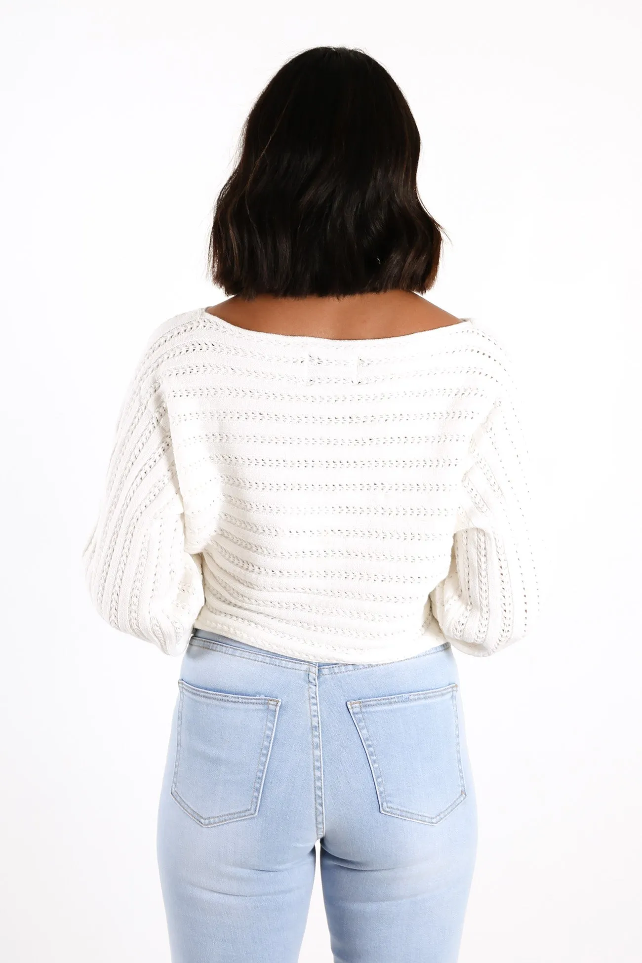 Gemma Knit White