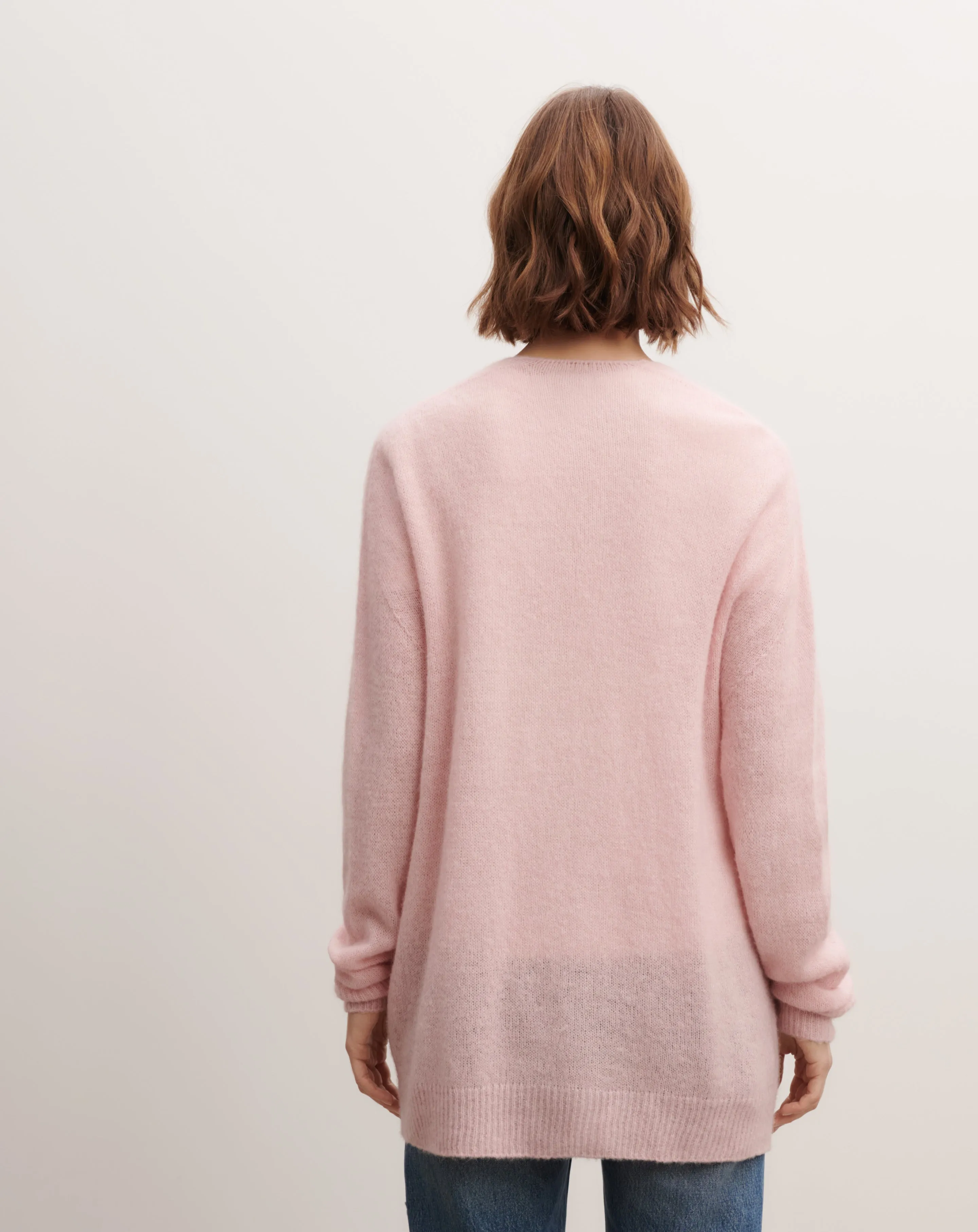 Gilet maille plume