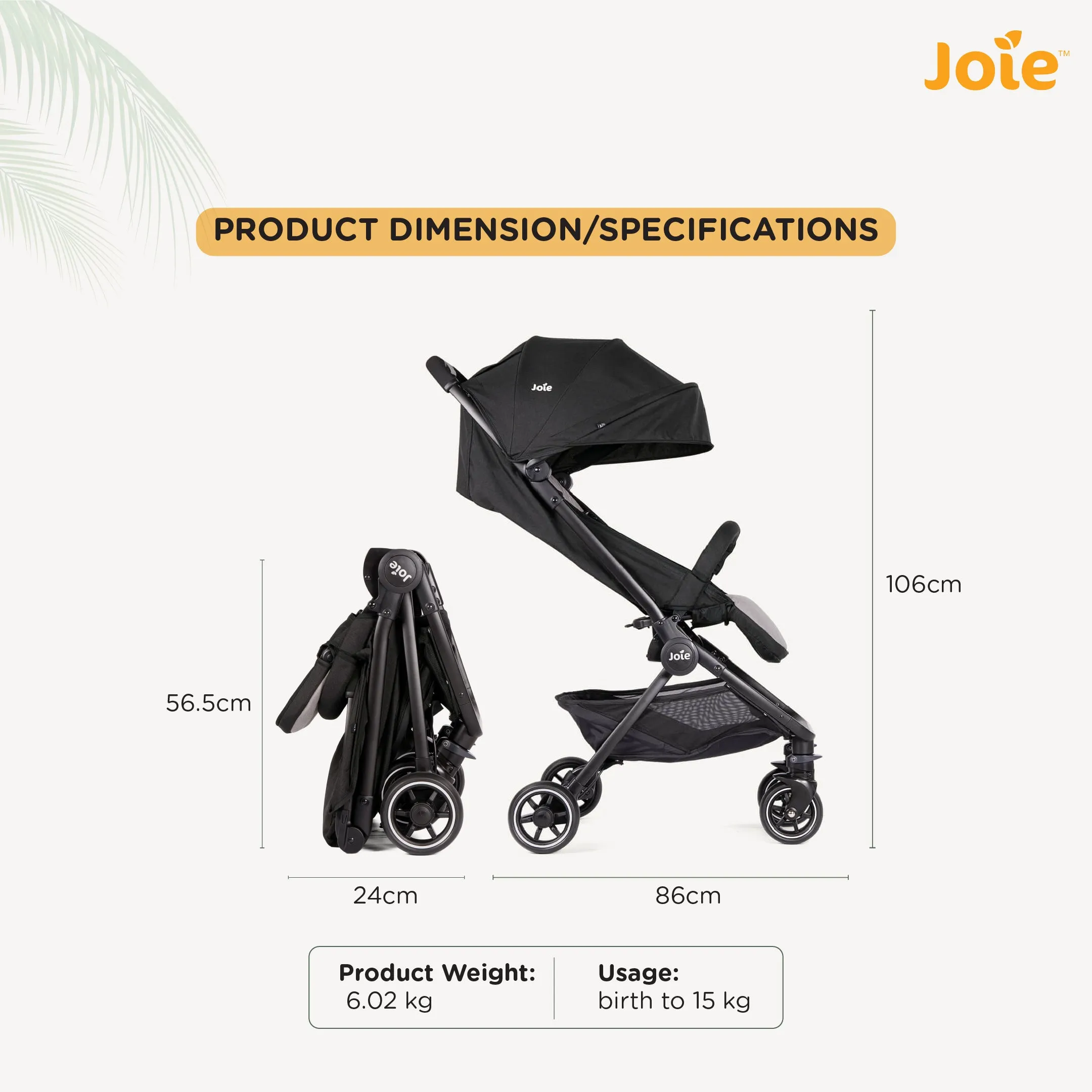 Joie Stroller Pact Ember