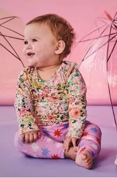 Kip & Co You're Beautiful Long Sleeve Zip Romper
