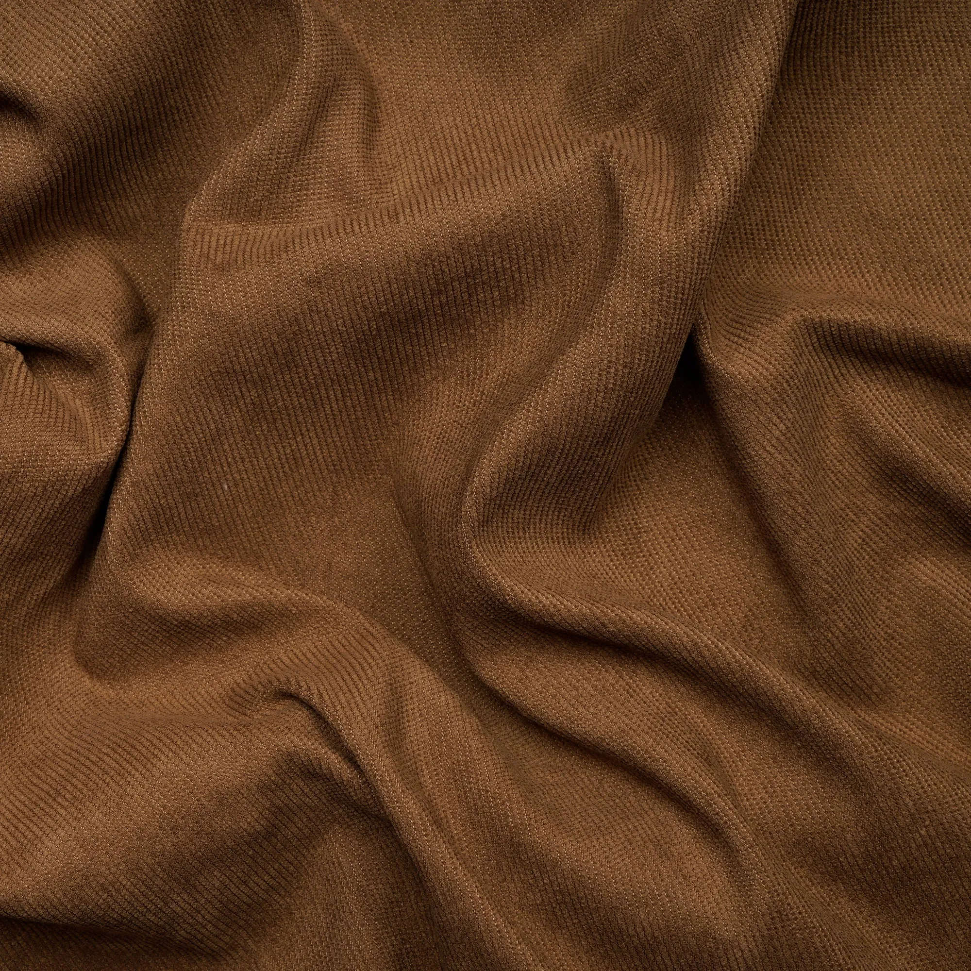 Light Brown Imported Cotton Corduroy Fabric (60" Wide)