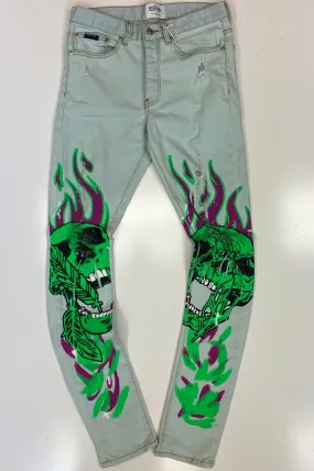 Mackeen- drake printed jeans