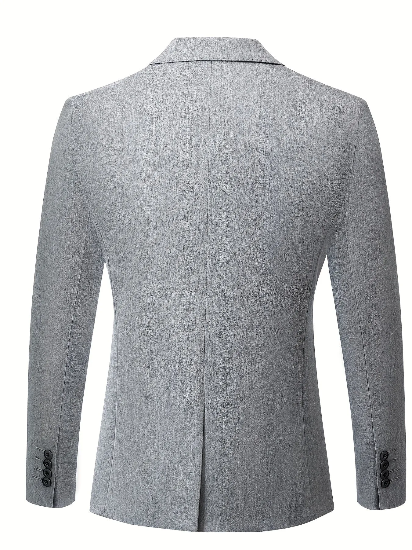 Men's Casual Solid Slim Fit One Button Business Lightweight Blazer