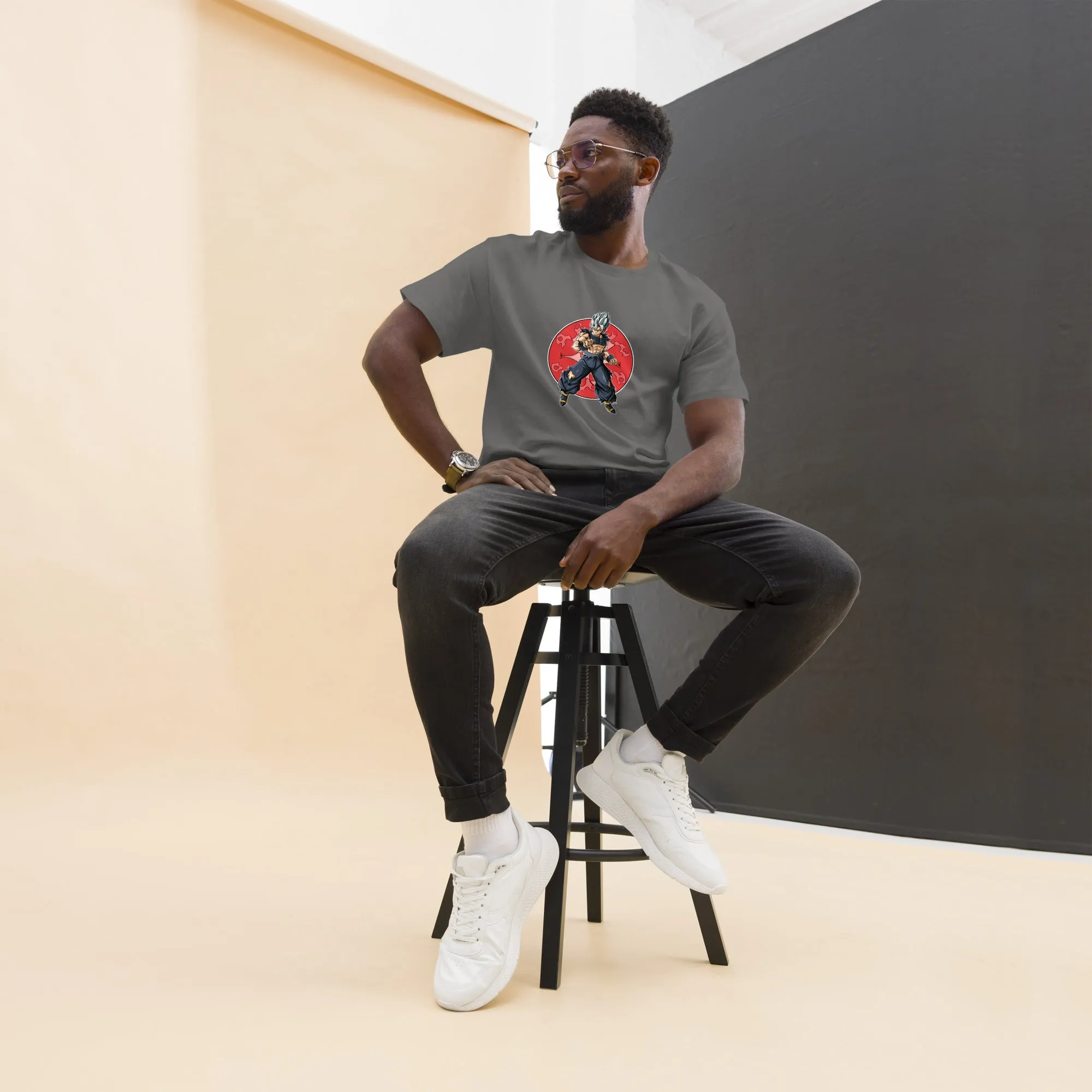Men's Tshirt Round Neck Goku Tshirt