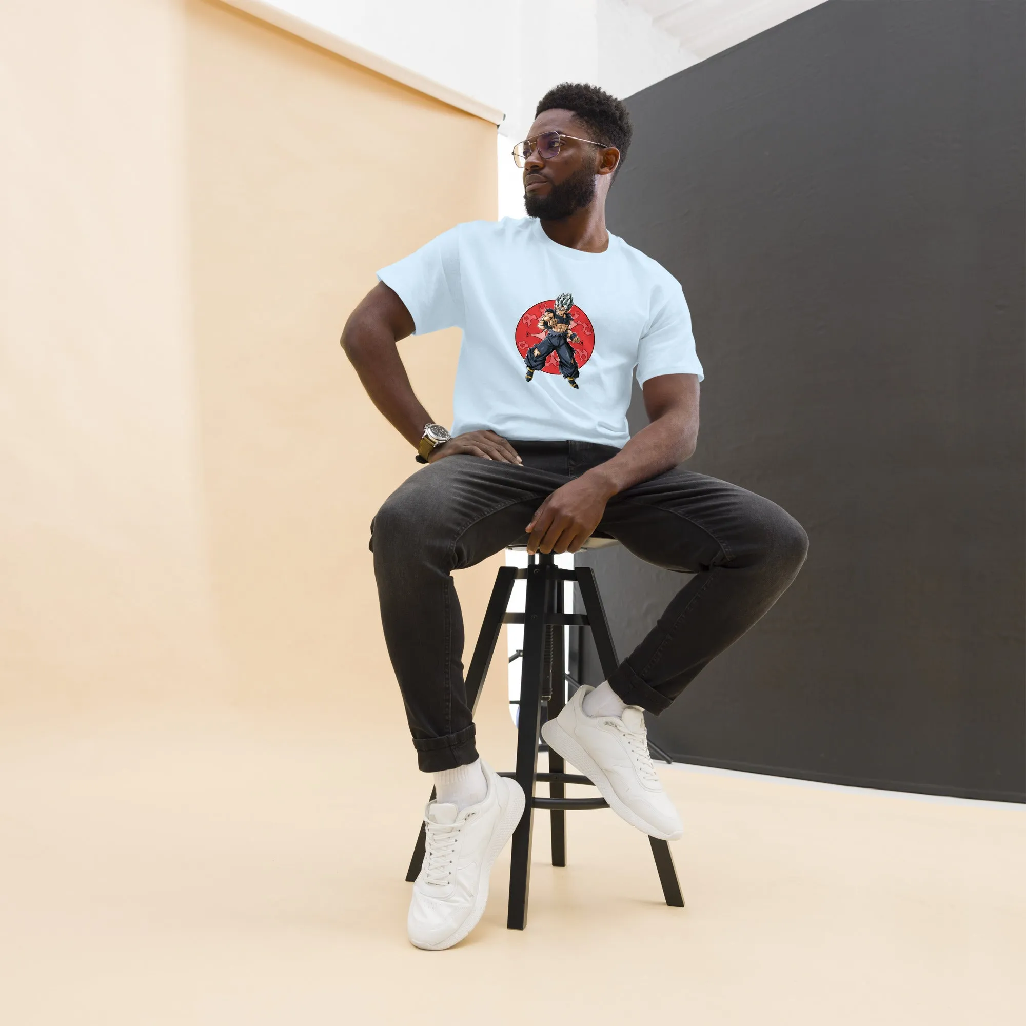 Men's Tshirt Round Neck Goku Tshirt