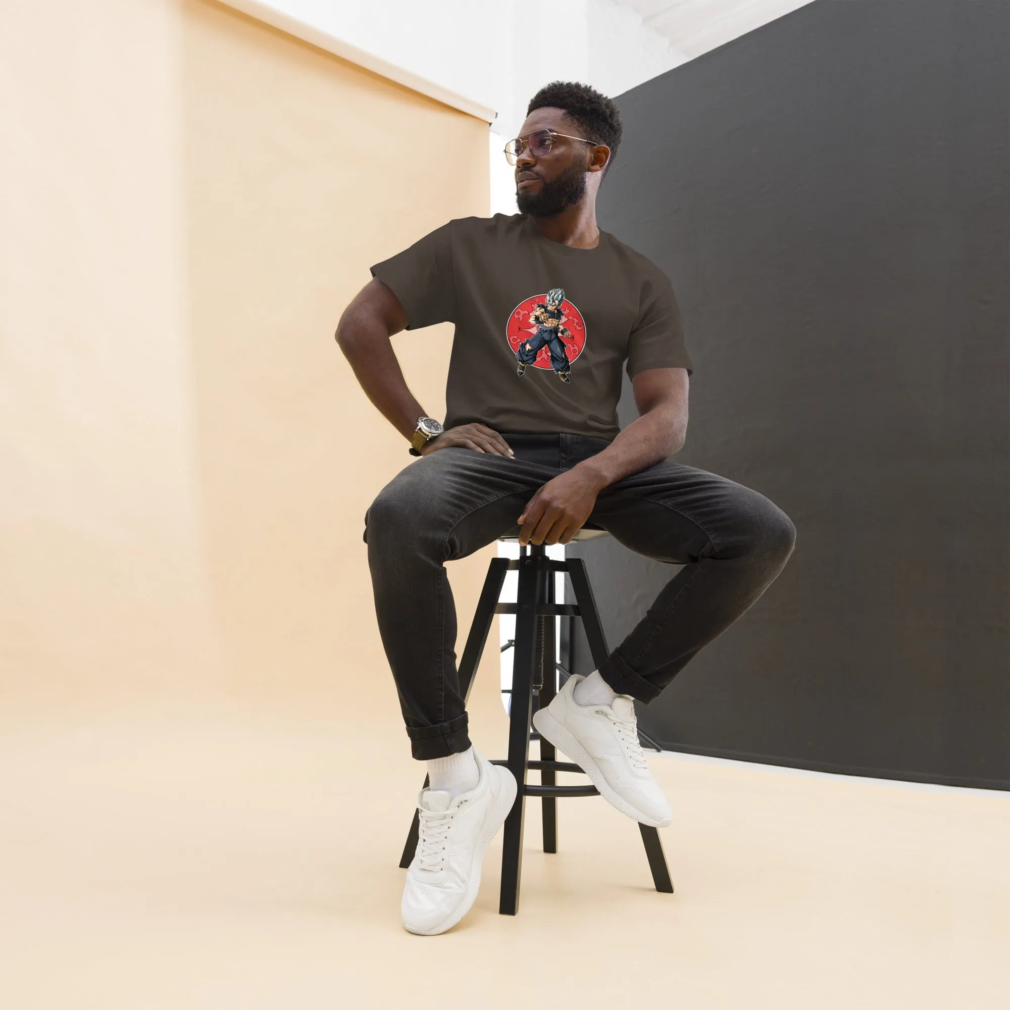 Men's Tshirt Round Neck Goku Tshirt