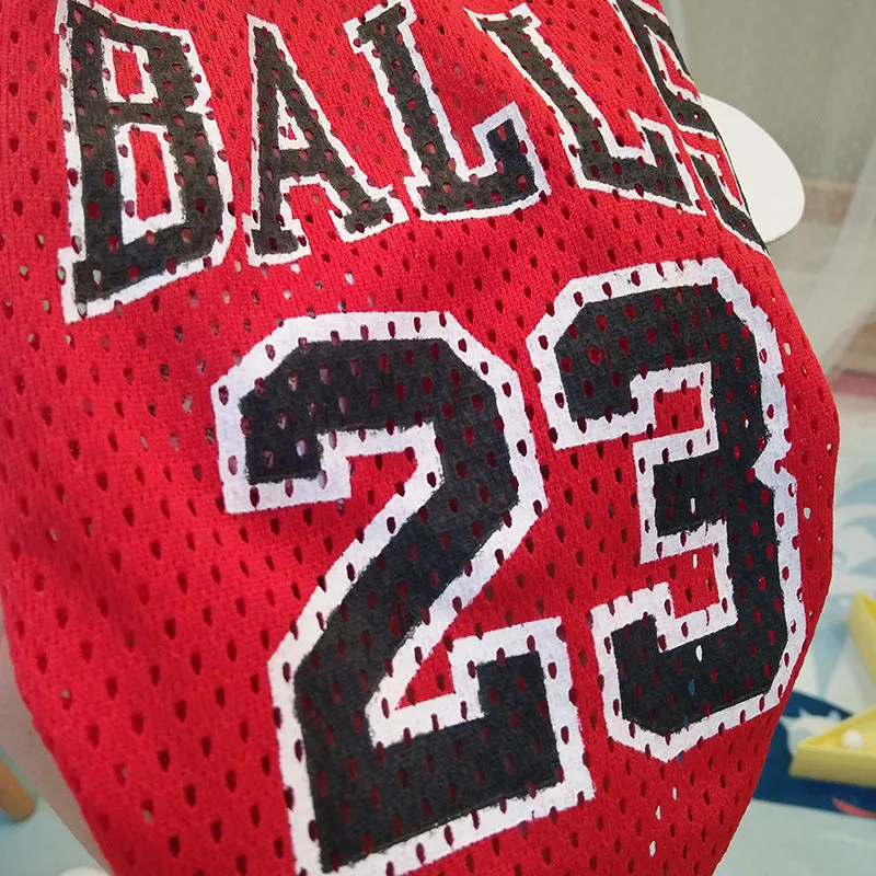 Mesh Basketball Uniform Jersey for Dog Cat Pet by Furr Baby Gifts
