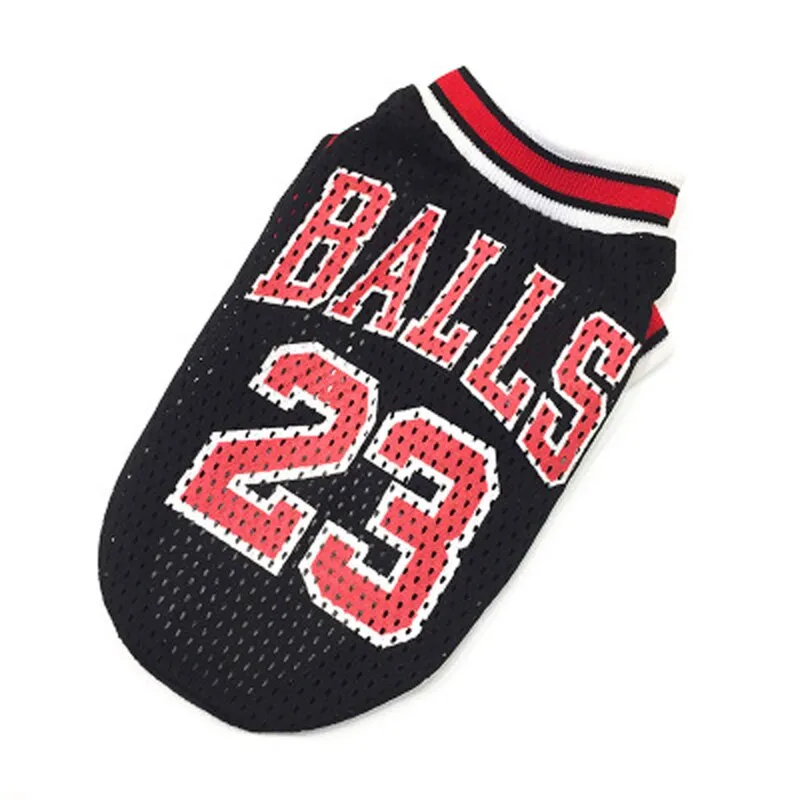 Mesh Basketball Uniform Jersey for Dog Cat Pet by Furr Baby Gifts