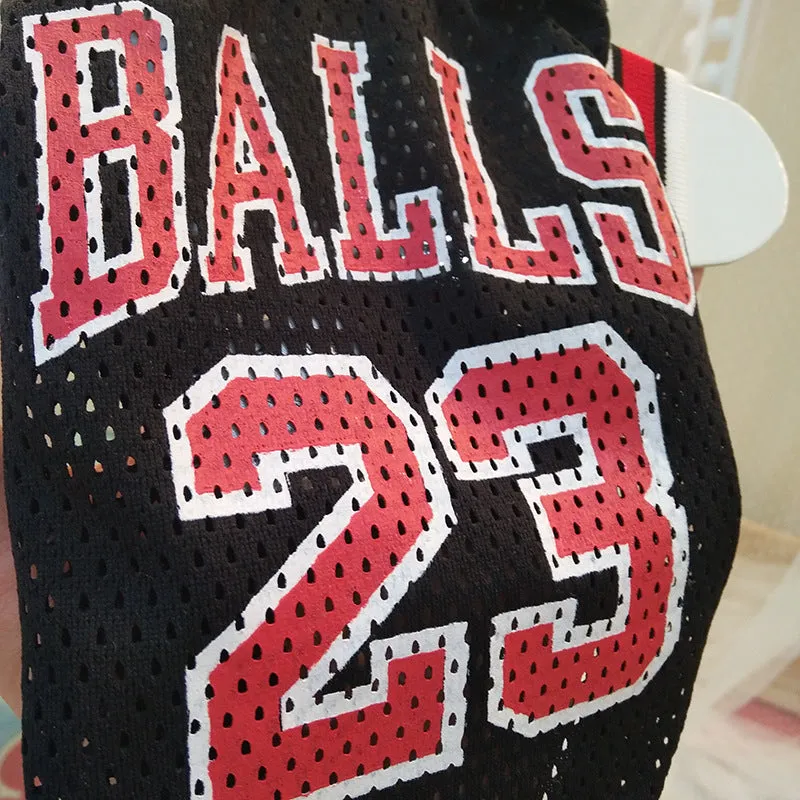 Mesh Basketball Uniform Jersey for Dog Cat Pet by Furr Baby Gifts