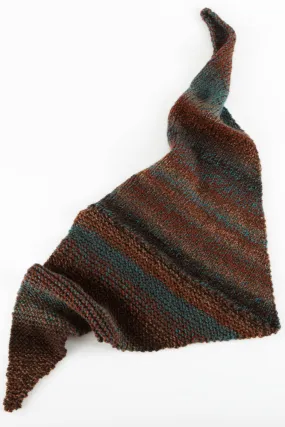 Mixed Triangle Scarf (Knit)