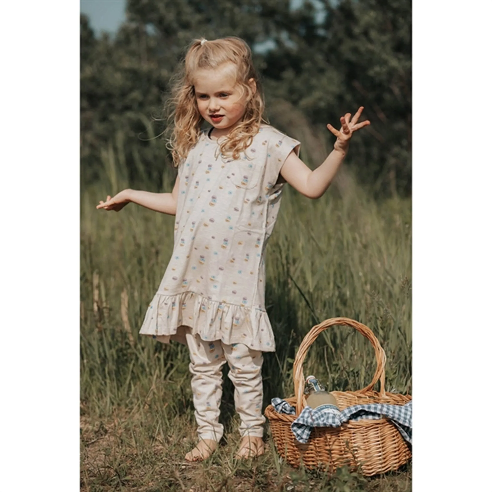 Monsieur Mini Mini Macaron Simple Leggings