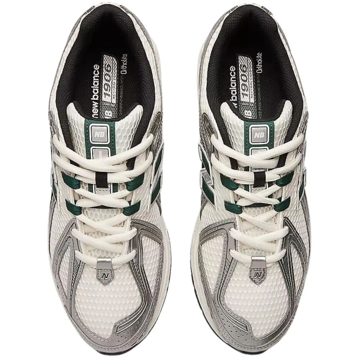 New Balance Men's M1906REU Silver Metallic/Nightwatch Green/Sea Salt
