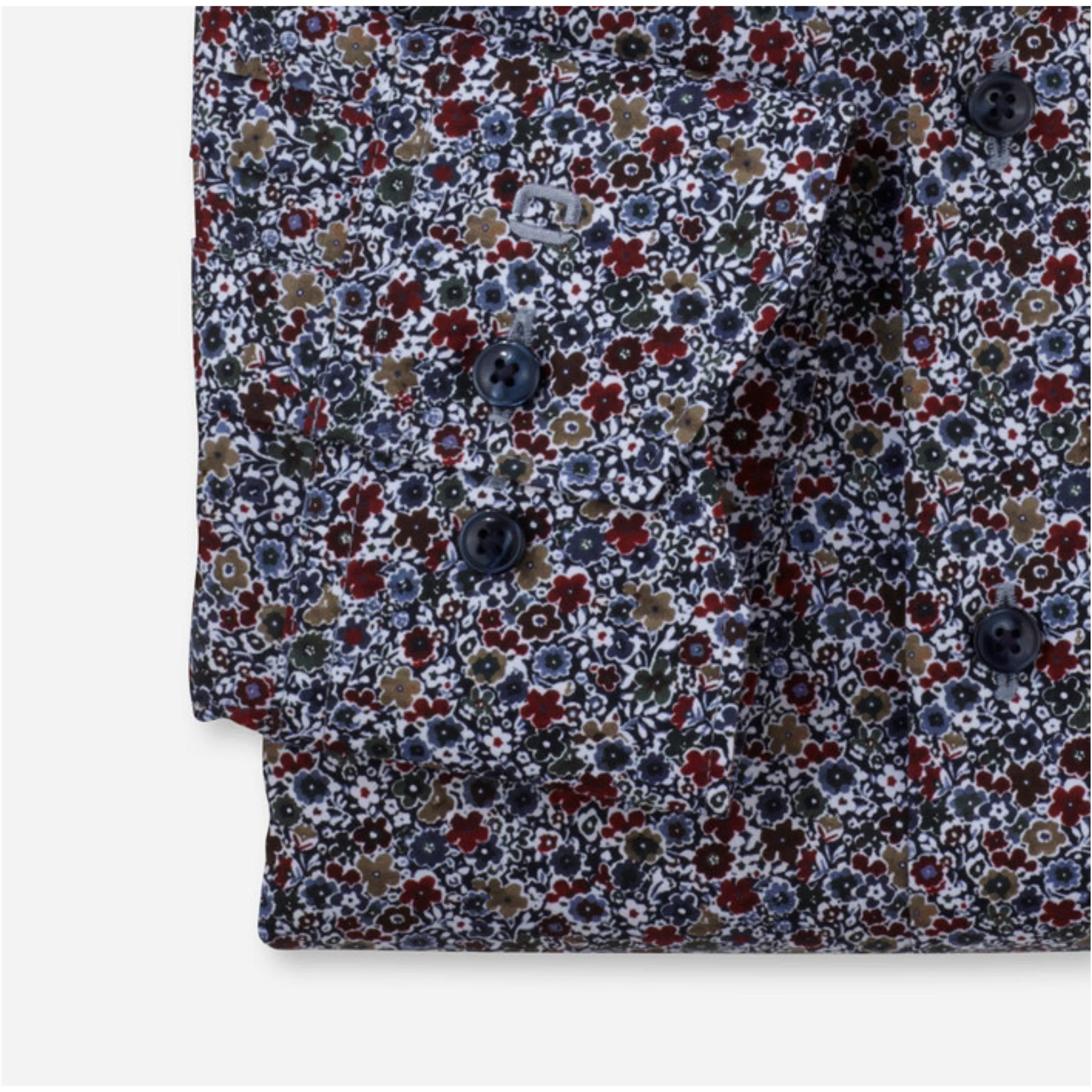 Olymp Luxor Non-iron Flower Print Shirt 12236433