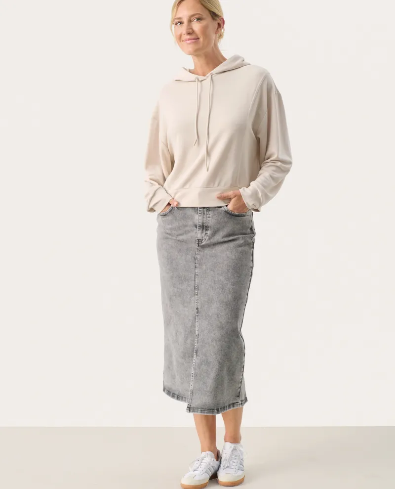 Part Two Josine Moonbeam Cream Hooded Sweatshirt