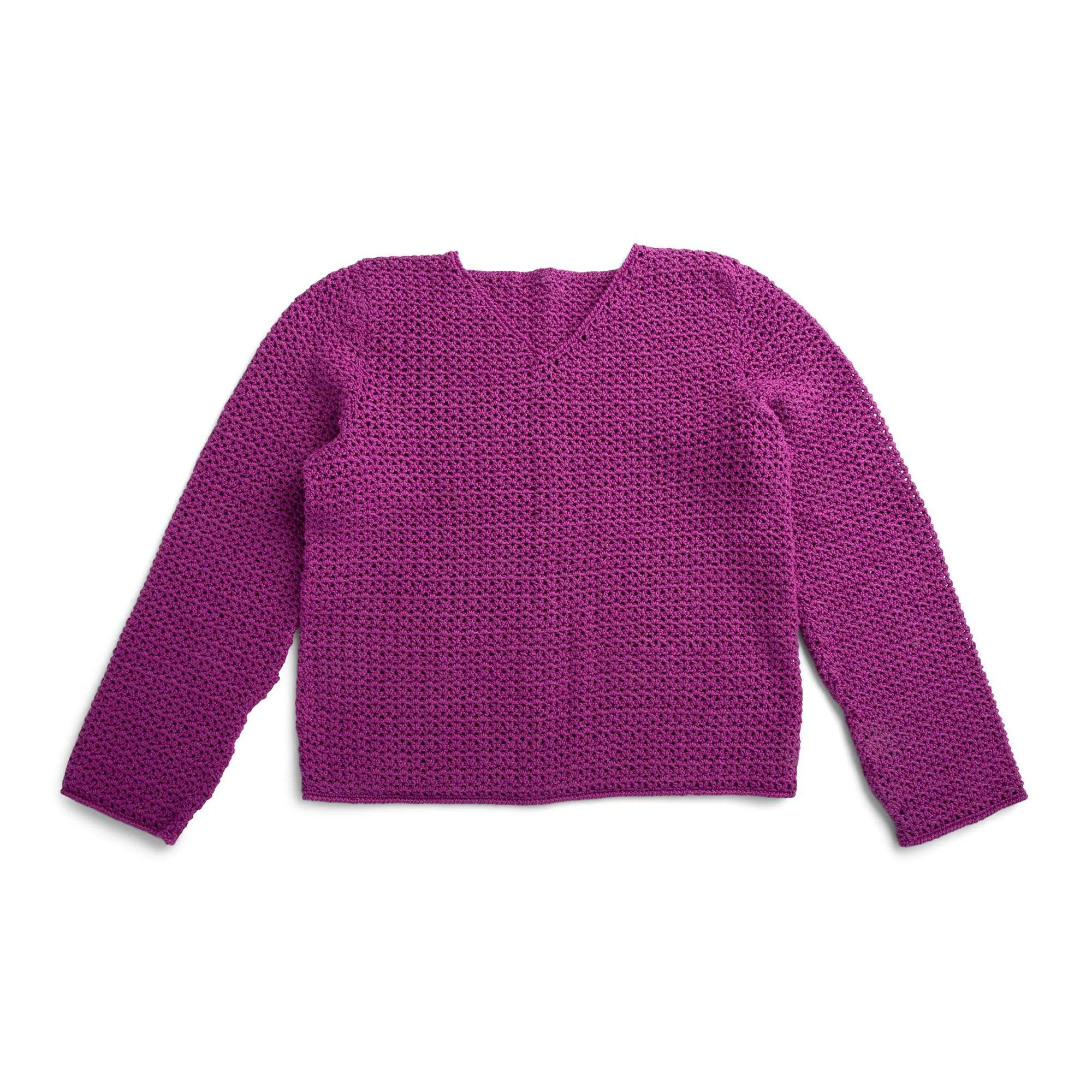 Patons Crochet Simple V-Neck Tunic
