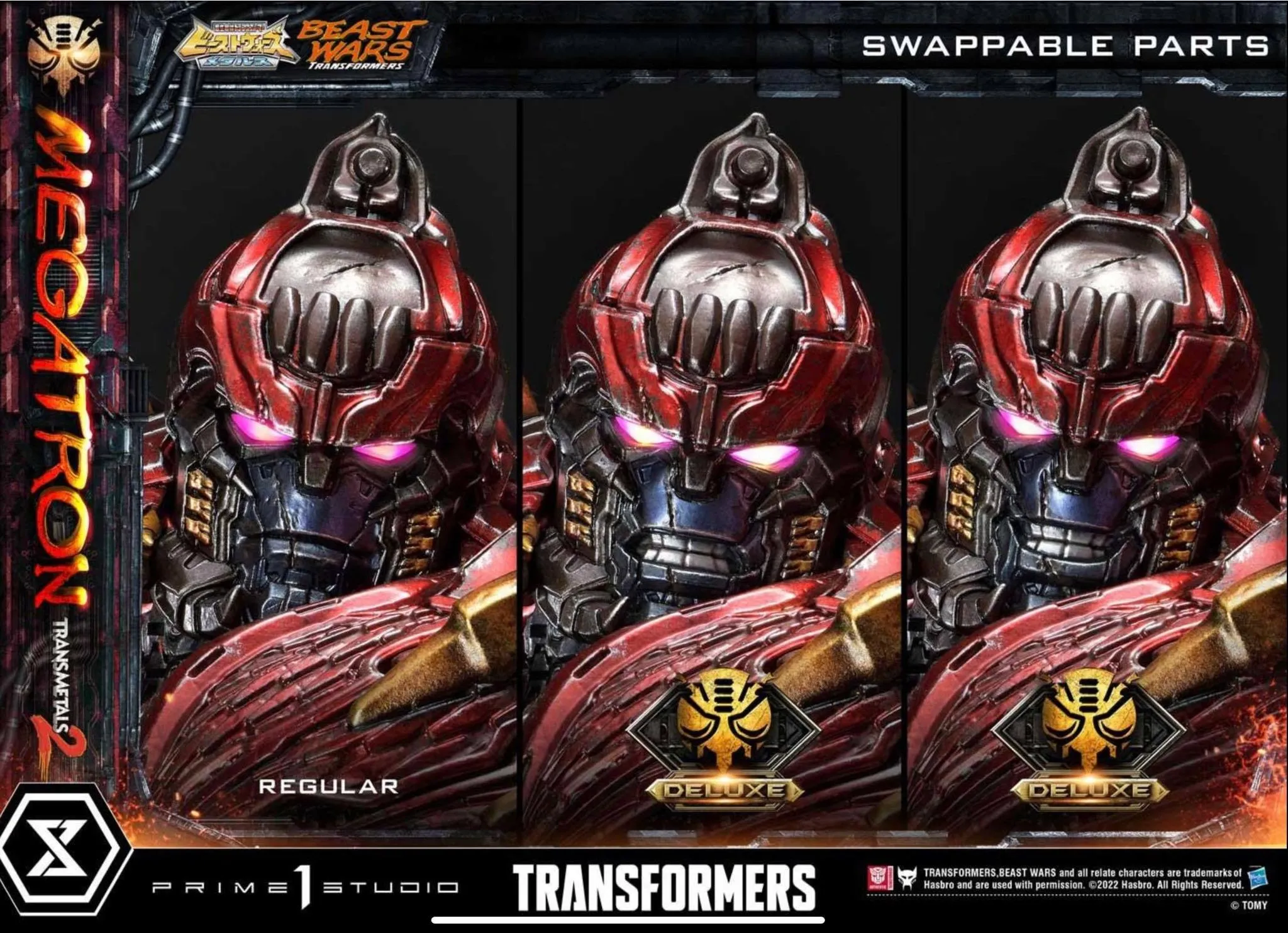 PRE-ORDER: Prime 1 Studio Transformers Beast Wars: Megatron Transmetal 2 DX Bonus Version 1/4 Scale Statue