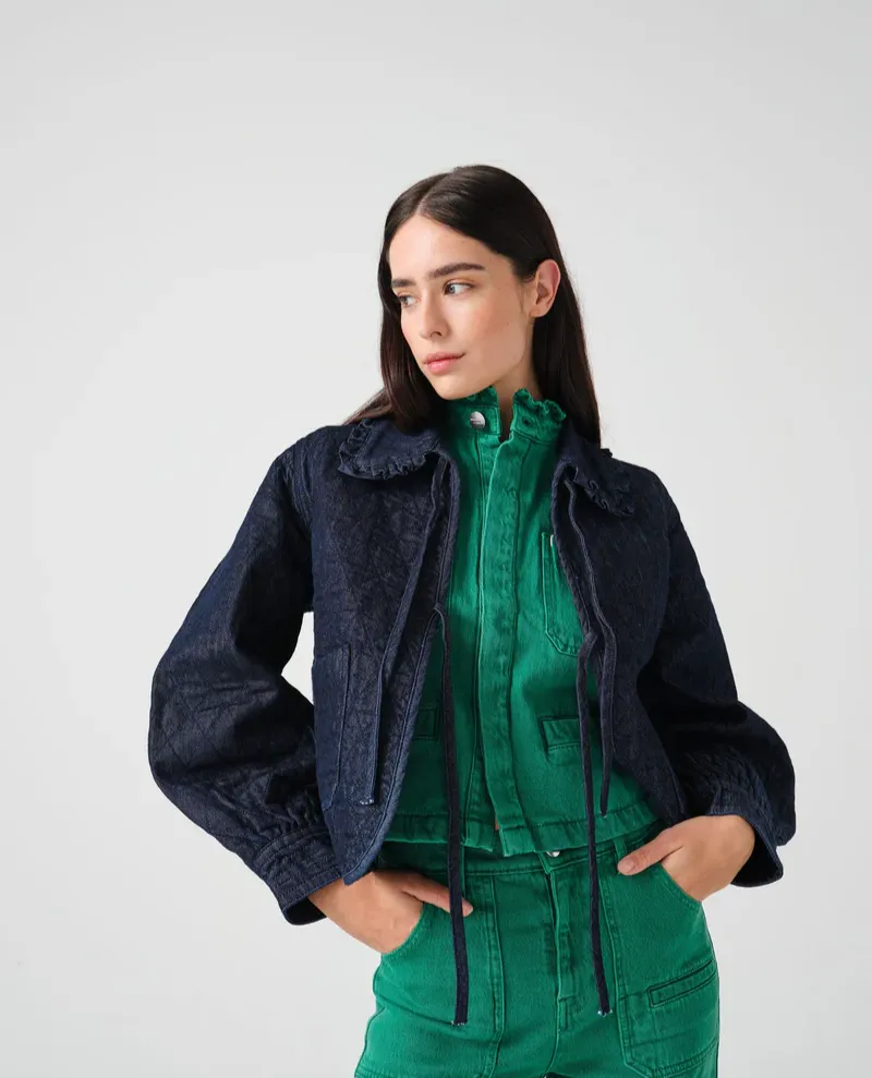 Seventy   Mochi Pablo Jade Green Waistcoat
