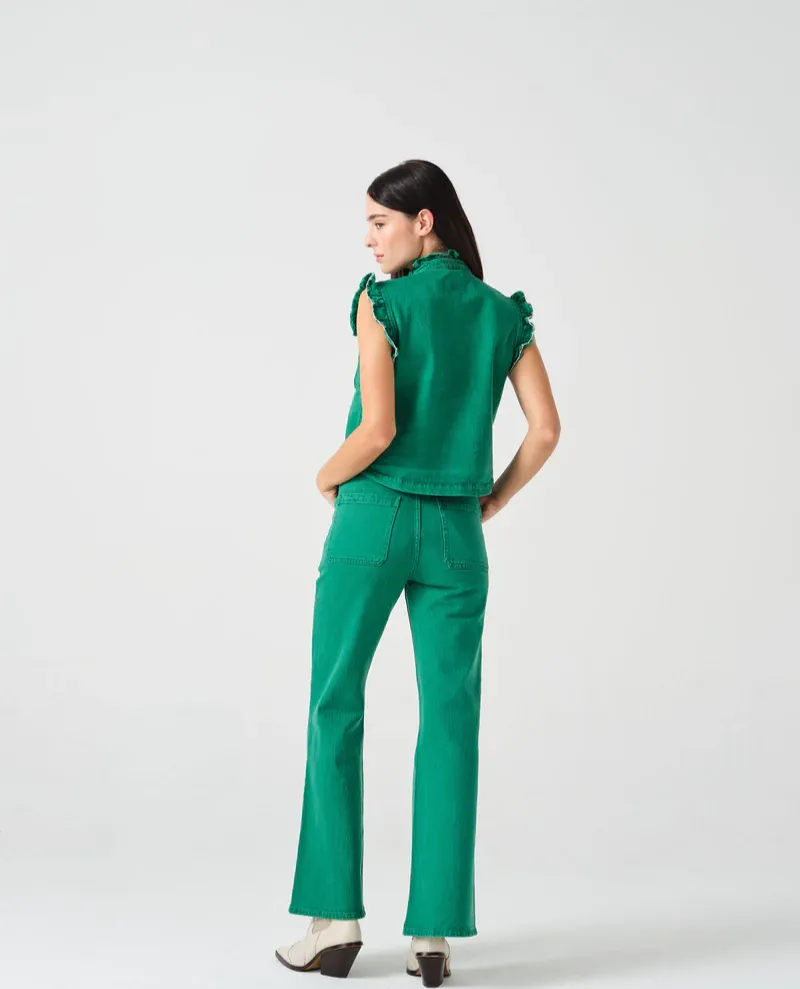 Seventy   Mochi Pablo Jade Green Waistcoat