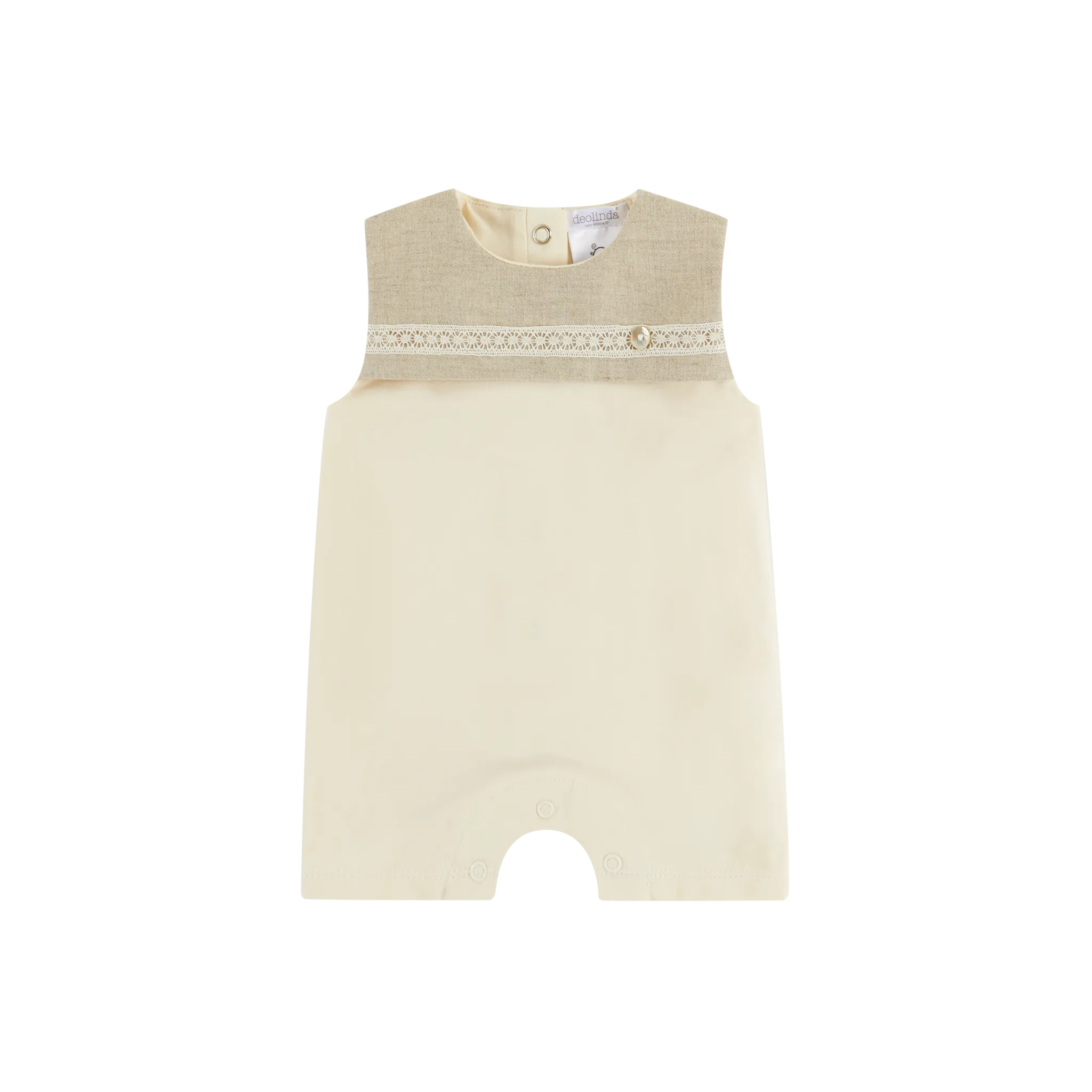 SS23 Deolinda Baby Cream Romper DBV23219