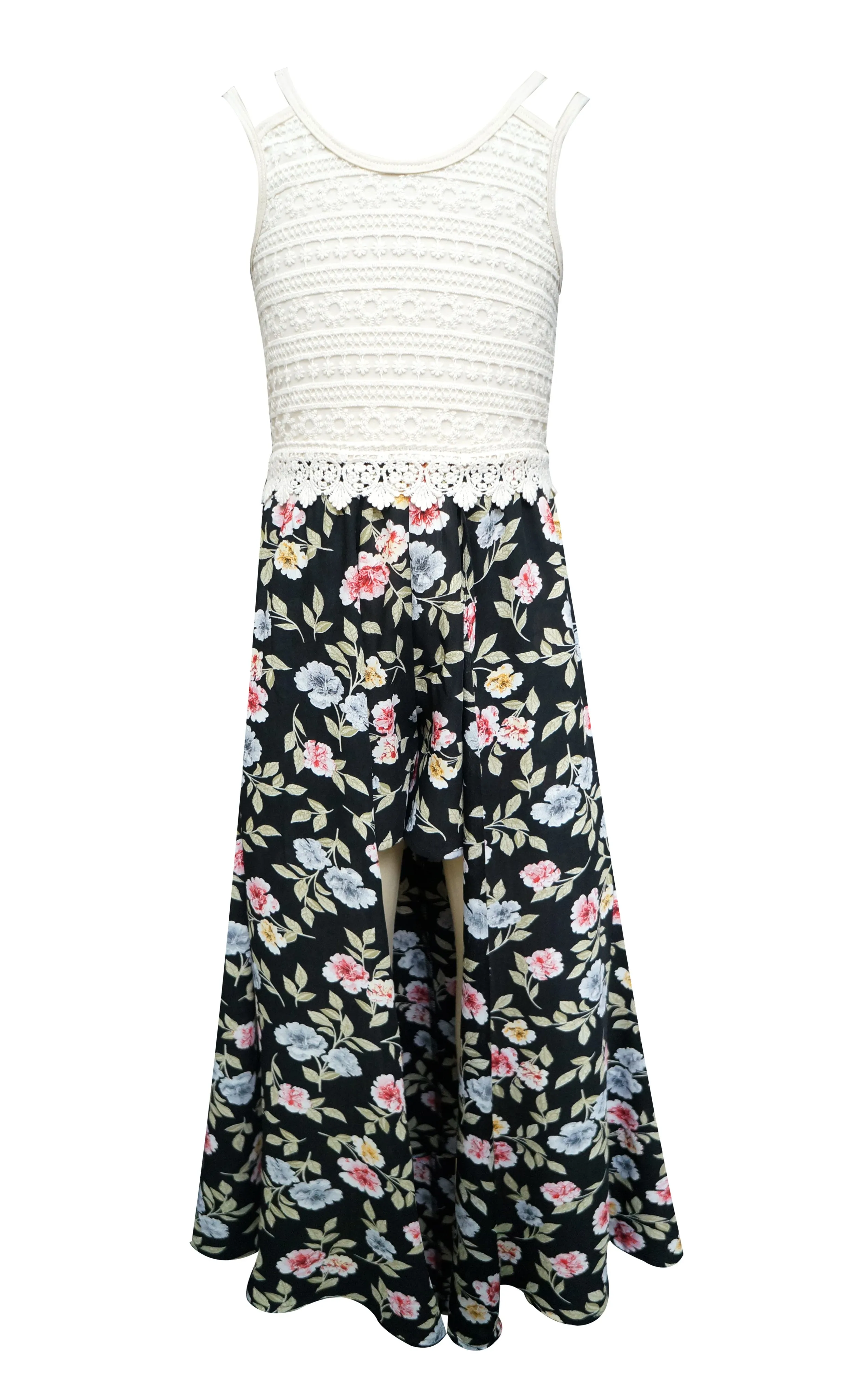 Twofer Maxi Skirt Romper (R29286)