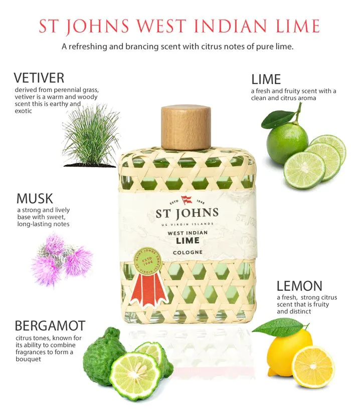 West Indian Lime Cologne | St. Johns