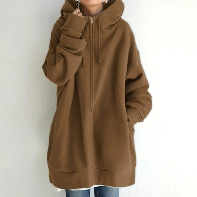Women Cozy Winter Oversized Pullover Hoodie